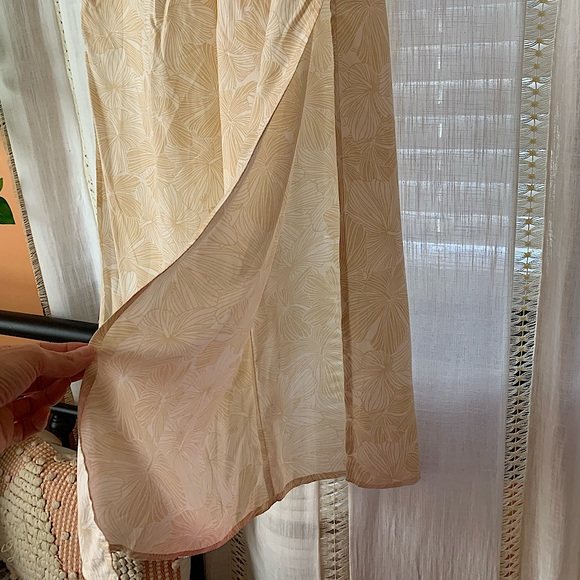 ROXY Tropical Tapioca Wide Split Leg Pants Size Small NWOT - Picture 7 of 10